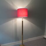 Lampadaire en laiton, Hollywood Regency des années 1970