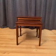 A pair of rosewood side tables Kvalitet Form Funktion Denmark 1960s