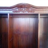 Armoire normande de mariage en bois massif 4 portes