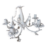 Tassel candle holder chandelier