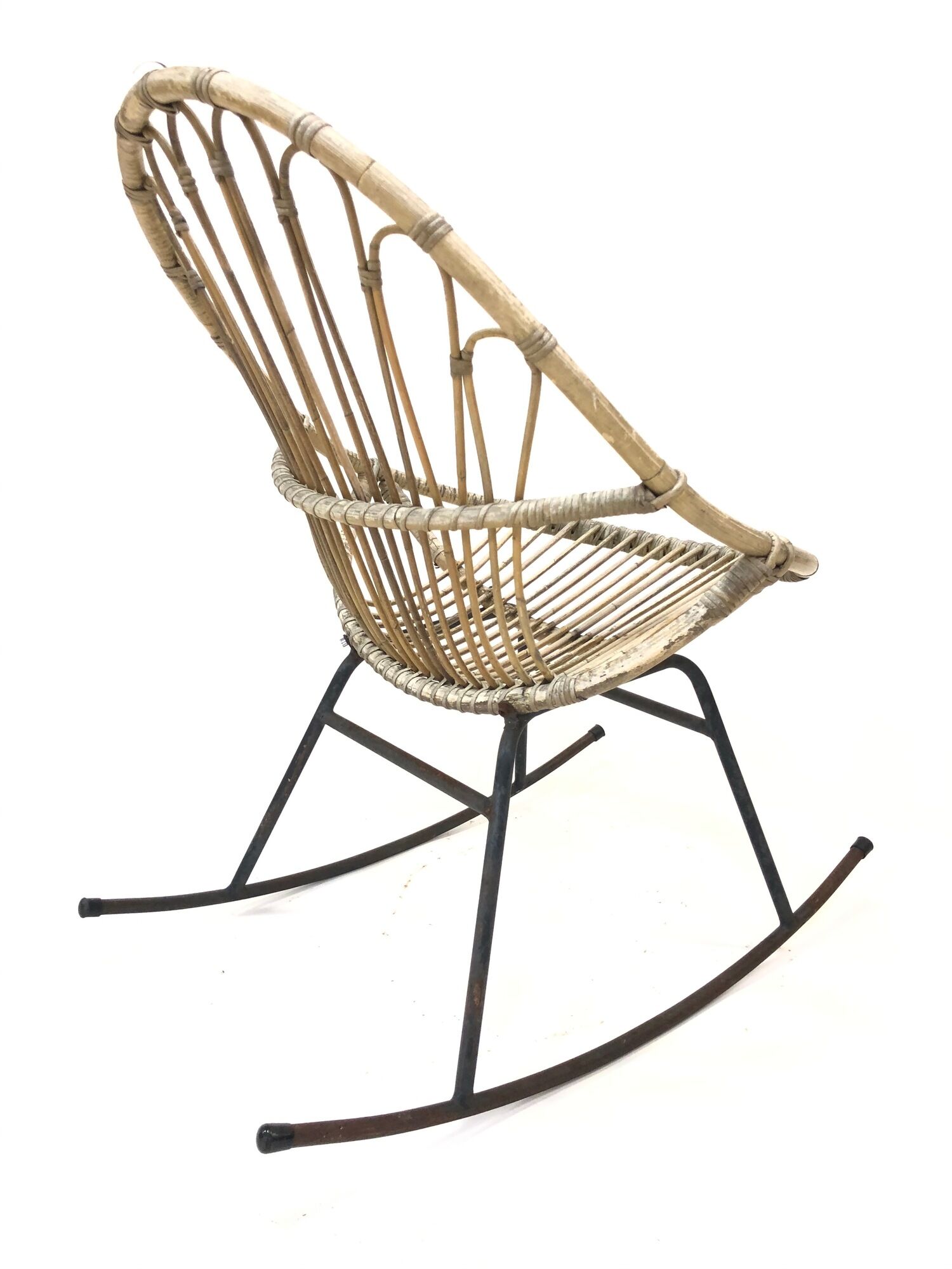 Dirk van Sliedregt Rattan rocking chair Rohe Noordwolde