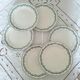 Old dessert plates Gien