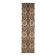 Vintage Turkish Handmade Wool Cotton Brown Kilim Runner 103x424