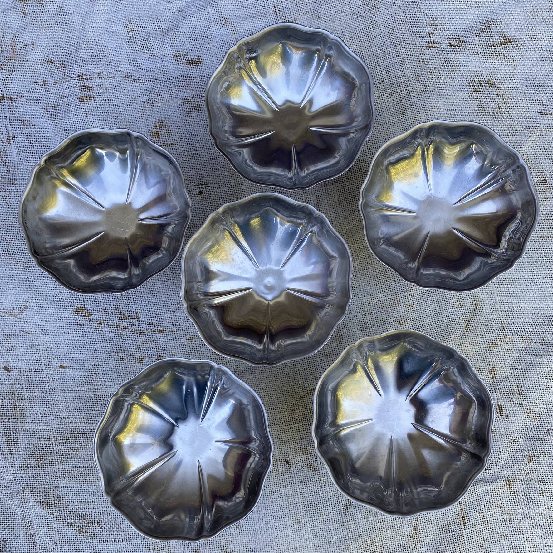Coupes à glaces en inox mat Jean Couzon