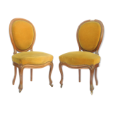 Pair of Louis Philippe style chairs