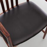 Scandinavian office chair in Rio rosewood