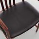 Scandinavian office chair in Rio rosewood