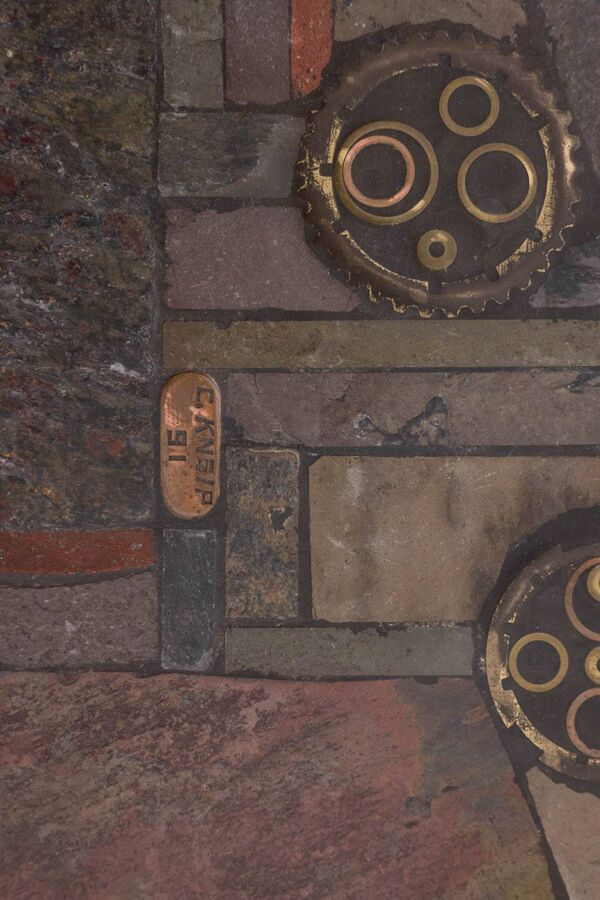 Paul Reinier Kingma. Paire de tables de style Brutaliste. Années 1970.