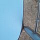Lot of 6 blue formica chairs from the 1960s