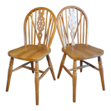 Pair of vintage Windsor chairs