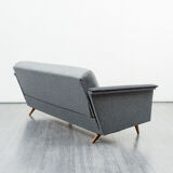 Convertible sofa, 60s, two-coloured, restored