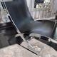ILVA Cuba model armchair in black leather, Denmark, 2000s.