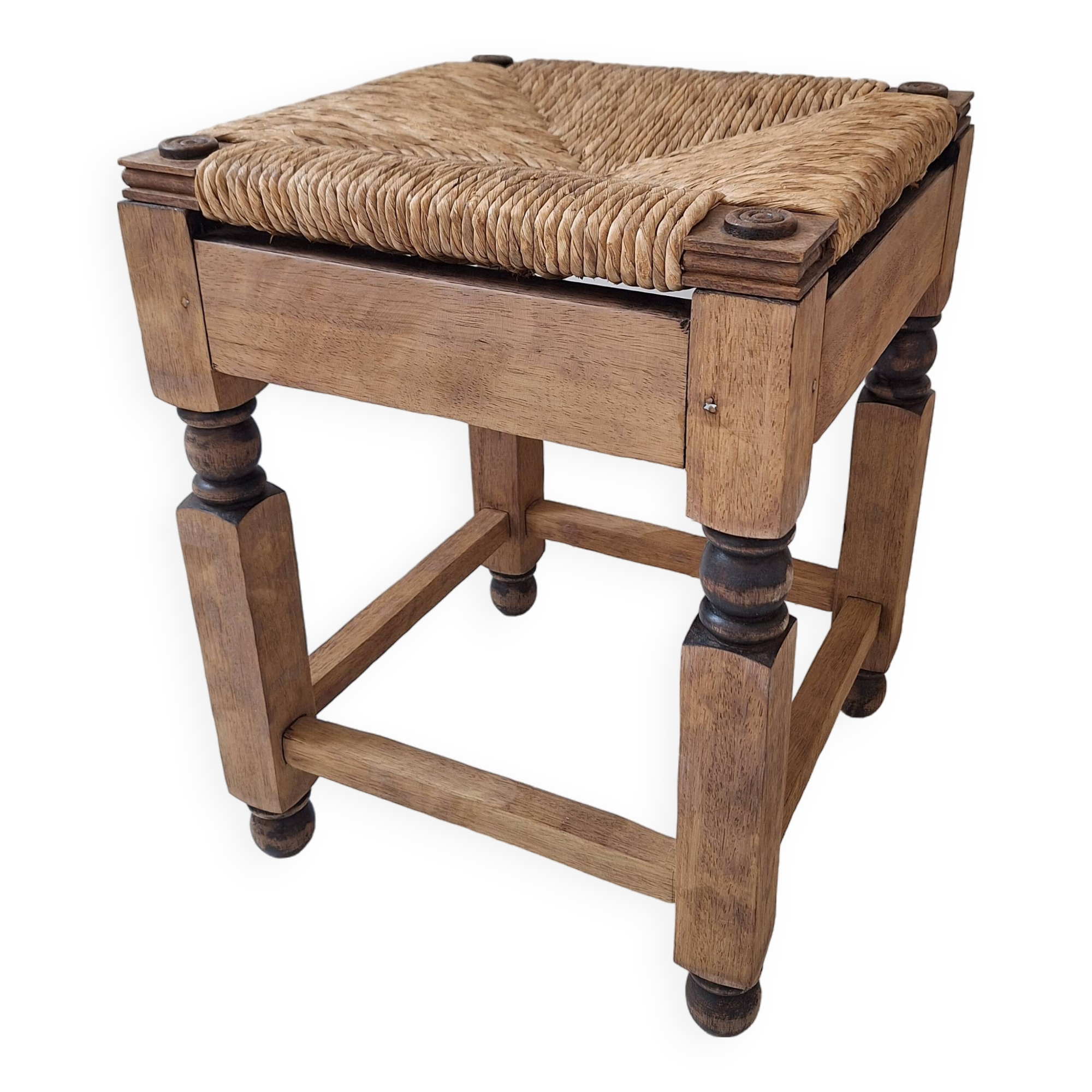 Vintage oak stool