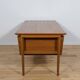 Mid-Century Teak Desk by I.B Kofod-Larsen for Seffle Möbelfabrik, Sweden, 1950s