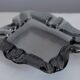 Grey crystal glass ashtray, mid-century, Italy, 1970s.