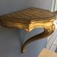 Wall console wood and stucco gilded fine XIX