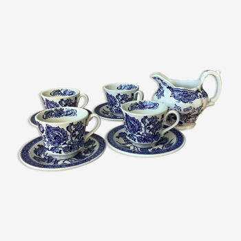 Tasses Ridgway Staffordshire "Jacobean" ironstone Angleterre