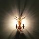 Pair of Italian Hollywood Regency metal wall lamps by Hans Kogl