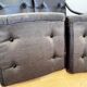 Rare Leather sofa Designed by Tim Bates for Pieff, England, circa 1970s