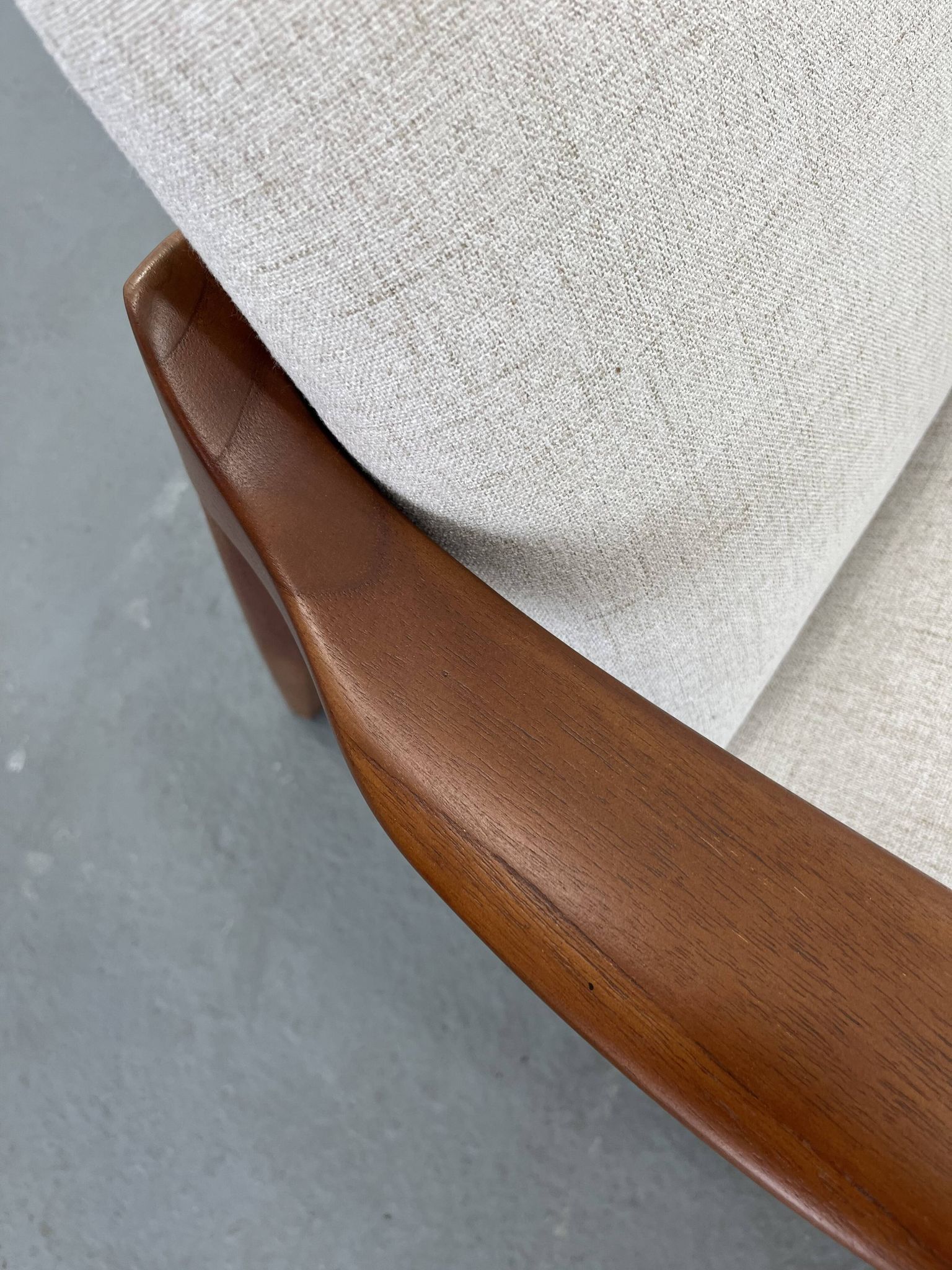 Fauteuil lounge vintage danois en teck, 1970