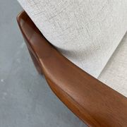Fauteuil lounge vintage danois en teck, 1970