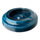 Manises blue ceramic ashtray, Spain, 1970s