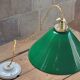 Suspension conique en opaline verte