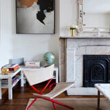 Acrylic canvas "earth" for living room decoration