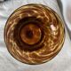 Vintage 1960s "tortoiseshell" blown glass vase