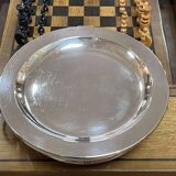 Silver metal dish warmer