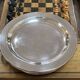 Silver metal dish warmer