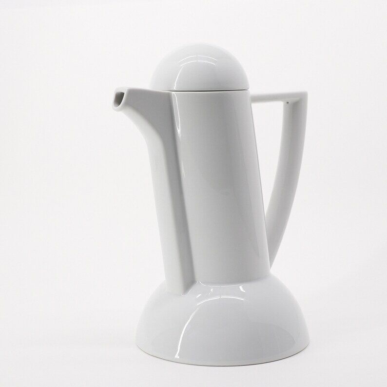 Coffee set porcelain, color white, design edited by Arzberg Lutz Rabolt German