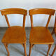 4 vintage bistro Baumann chairs