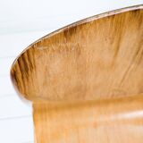 Chaise de bureau vintage industriel – coque Pagholz, métal, design allemand