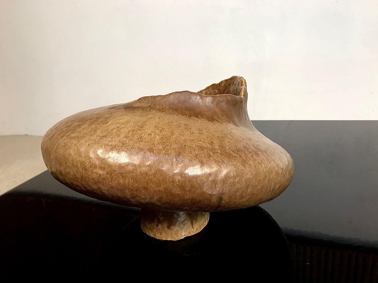 Sculptural Studio Ceramic art vase by Atelier Sorembe, Germany 1970