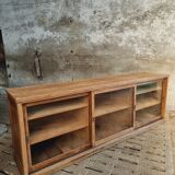 Antique display cabinet school cabinet oak sideboard 250 cm