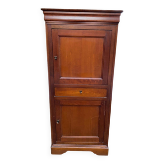 Louis Philippe style solid wood barn wardrobe from the 20th century.