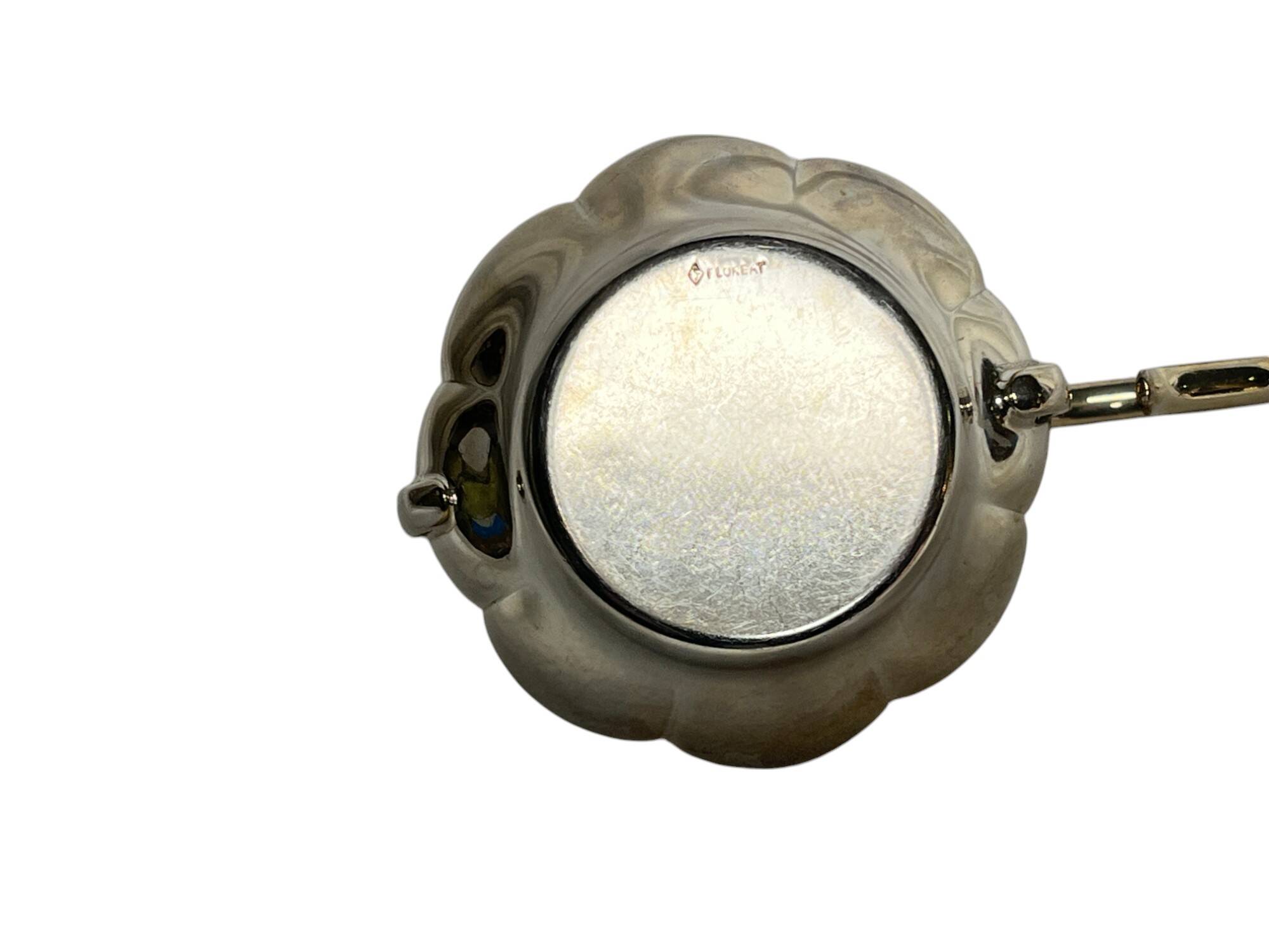 Tableware, silver-plated tea strainer, Floreat, 20th century