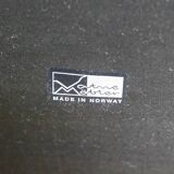 Brown Leather And Rosewood Sofa By Vatne Mobler, Norway 1970s