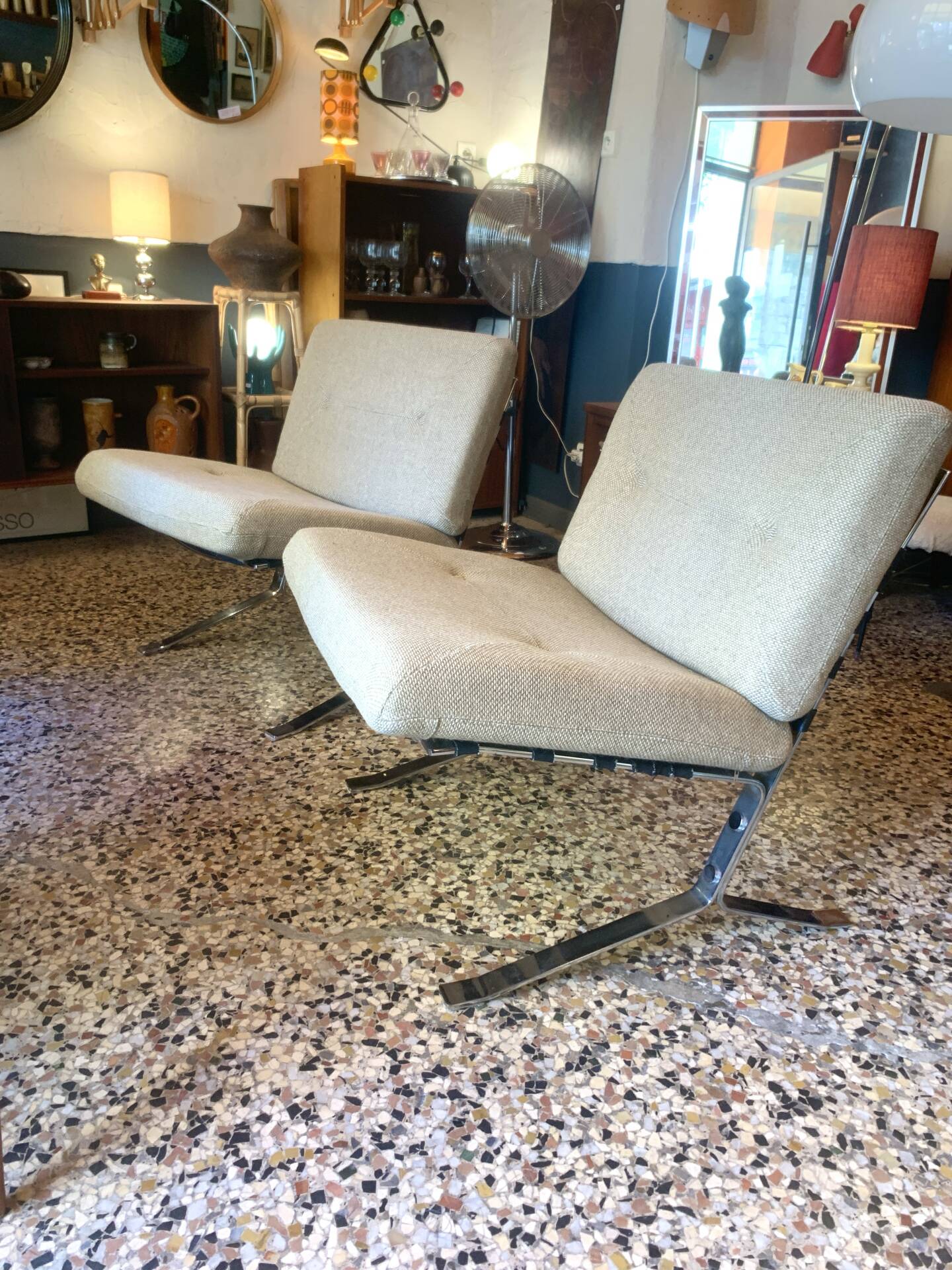 Paire de fauteuils Joker d’Olivier Mourgue