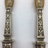 Stuffed silver salad cutlery