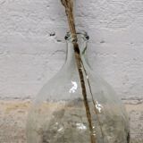 Clear glass demijohn