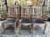 Suite de 6 chaises de style Louis XV chêne massif