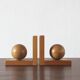 Mid-Century Modern Wooden Bookends, 1950s, Set of 2