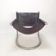 Set of 2 italian mid century lounge chairs, 1980's
