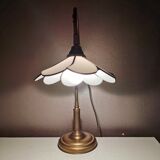 Vintage table lamp/desklamp, seventies in Tiffany style