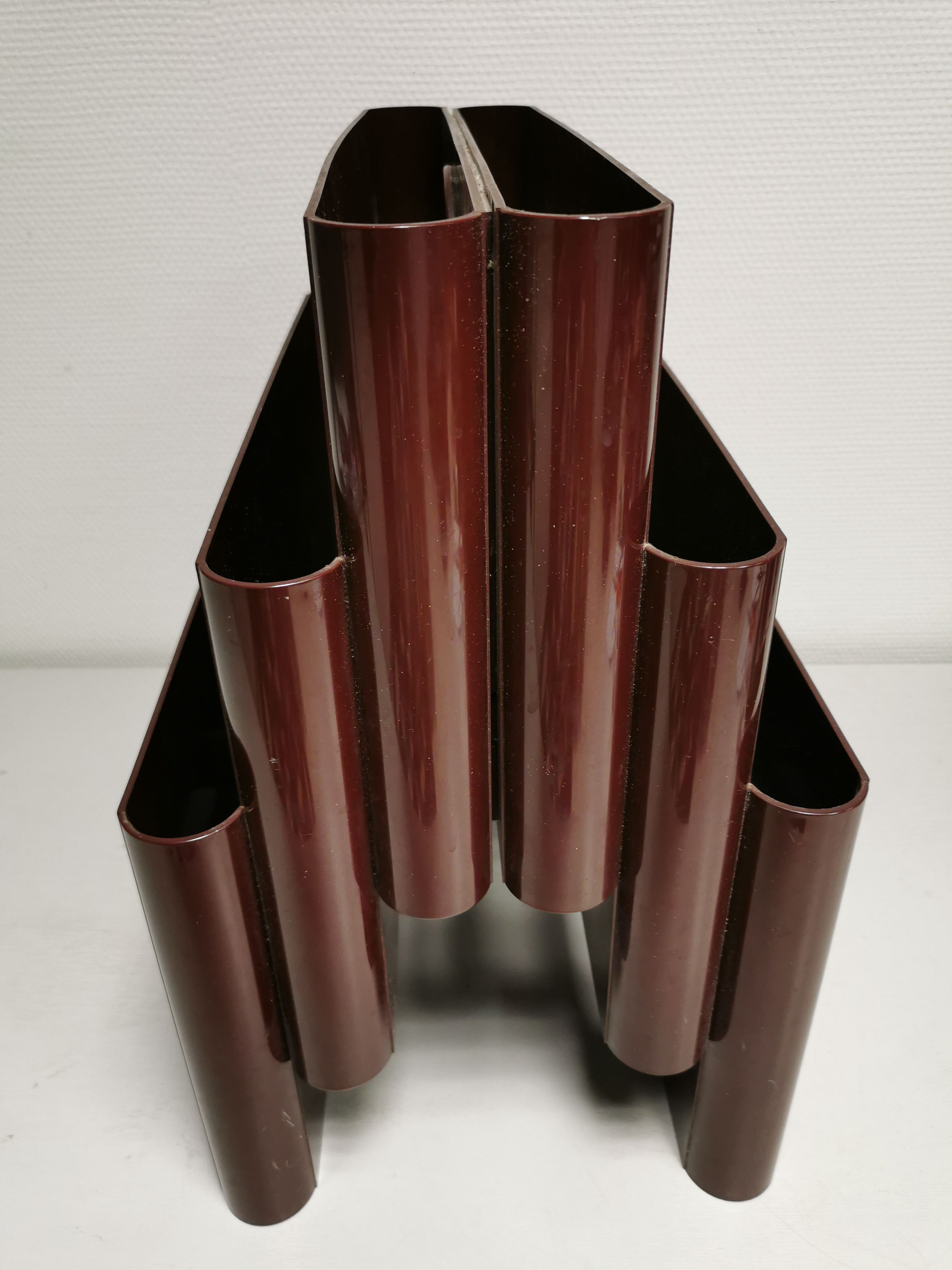 Vintage magazine holder 60's Kartell G.Stoppino, Italy