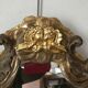 Golden mirror with gold leaf, 64 x 44 cm
