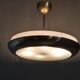 Josef Hurka Art Deco UFO Chandelier, Czechoslovakia 1930s