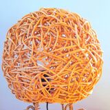 Rattan ball lamp